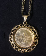 14K Gold Clad Zoroaster Necklace